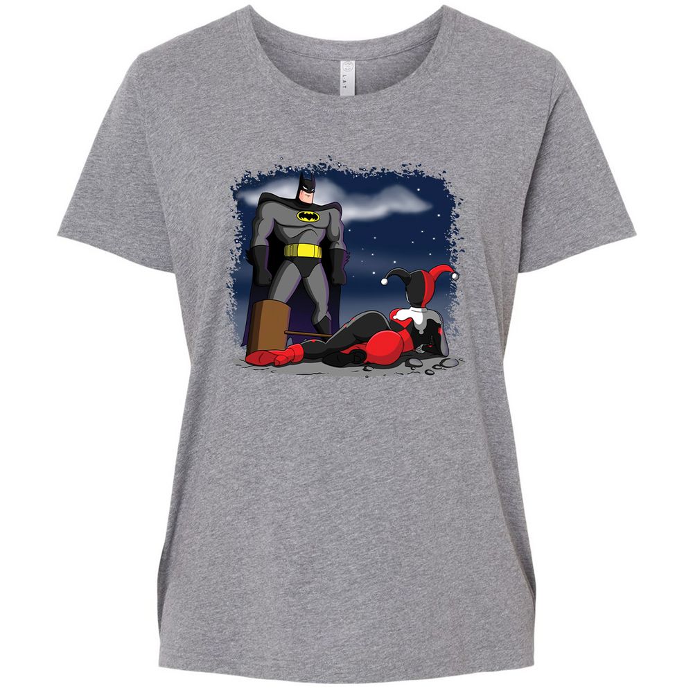 Ladies Curvy Jersey - 6KBAVM4C - Granite Heather - 9