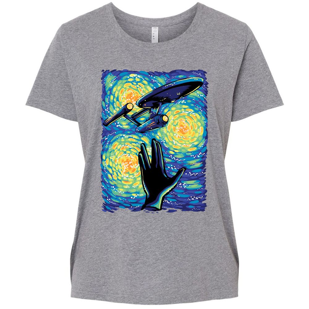 Ladies Curvy Jersey - E9J15BFC - Granite Heather - 9