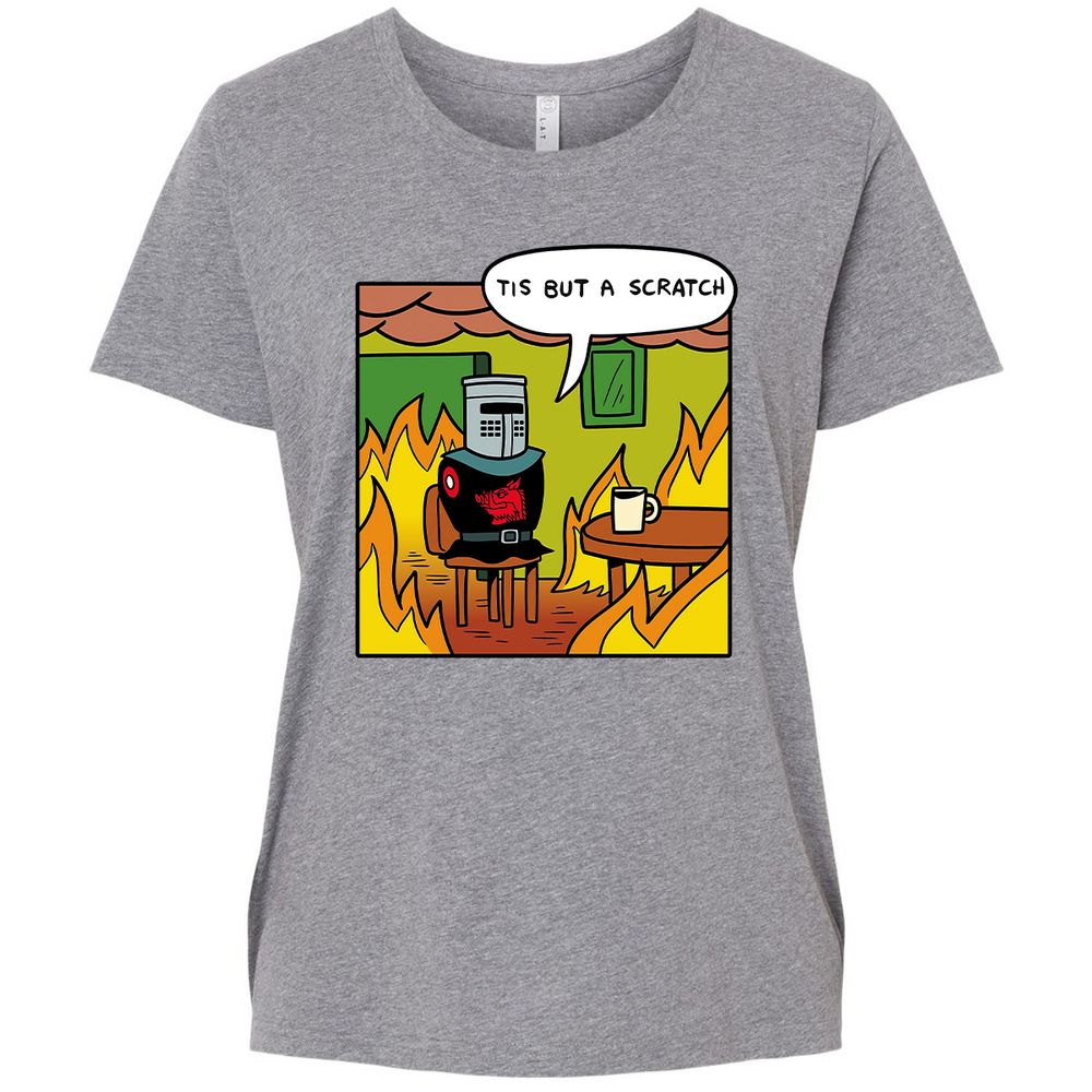 Ladies Curvy Jersey - KXQUM8RA - Granite Heather - 9