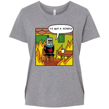 Ladies Curvy Jersey - KXQUM8RA - Granite Heather - 9