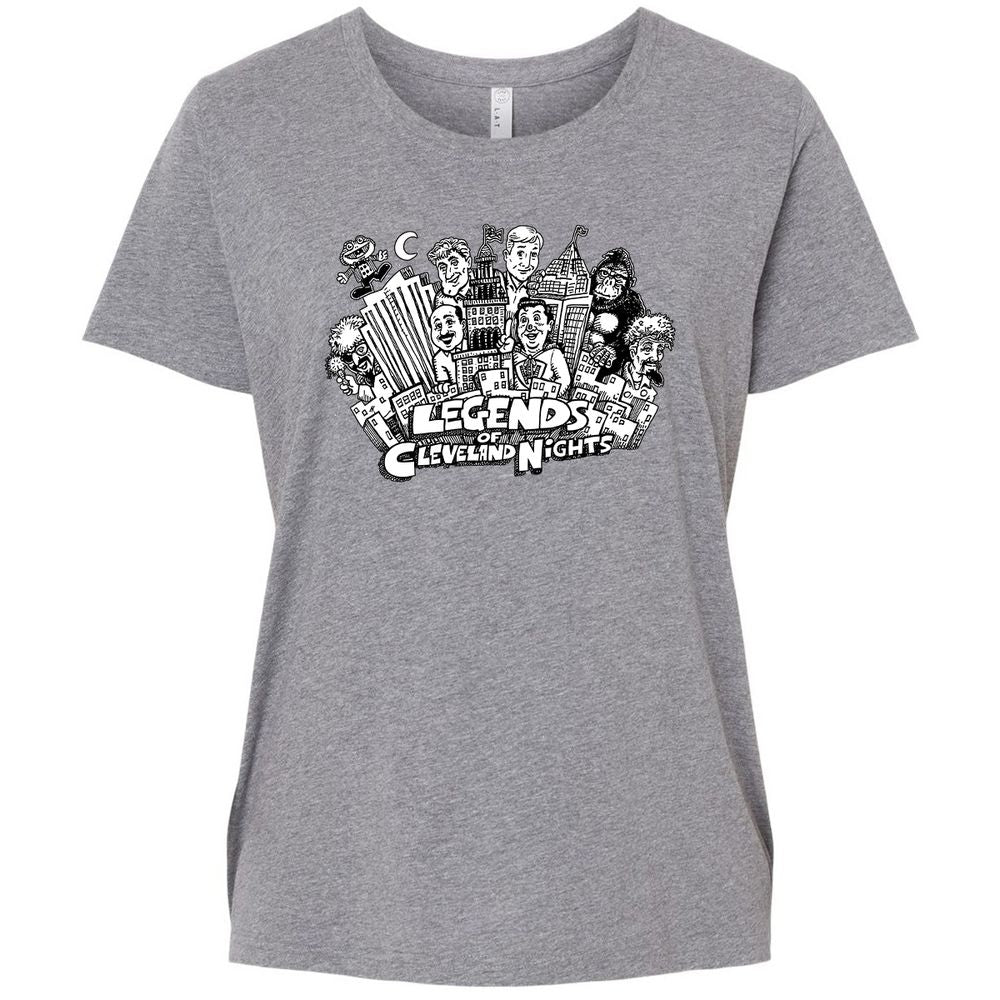 Ladies Curvy Jersey - 1JWQMDYA - Granite Heather - 9