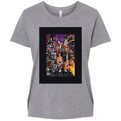 Ladies Curvy Jersey - Q9Z57QSZ - Granite Heather - 9