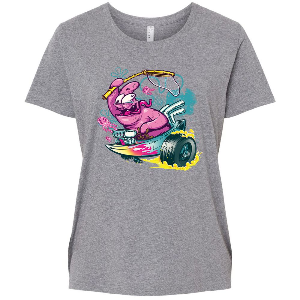 Ladies Curvy Jersey - 36QATA82 - Granite Heather - 9