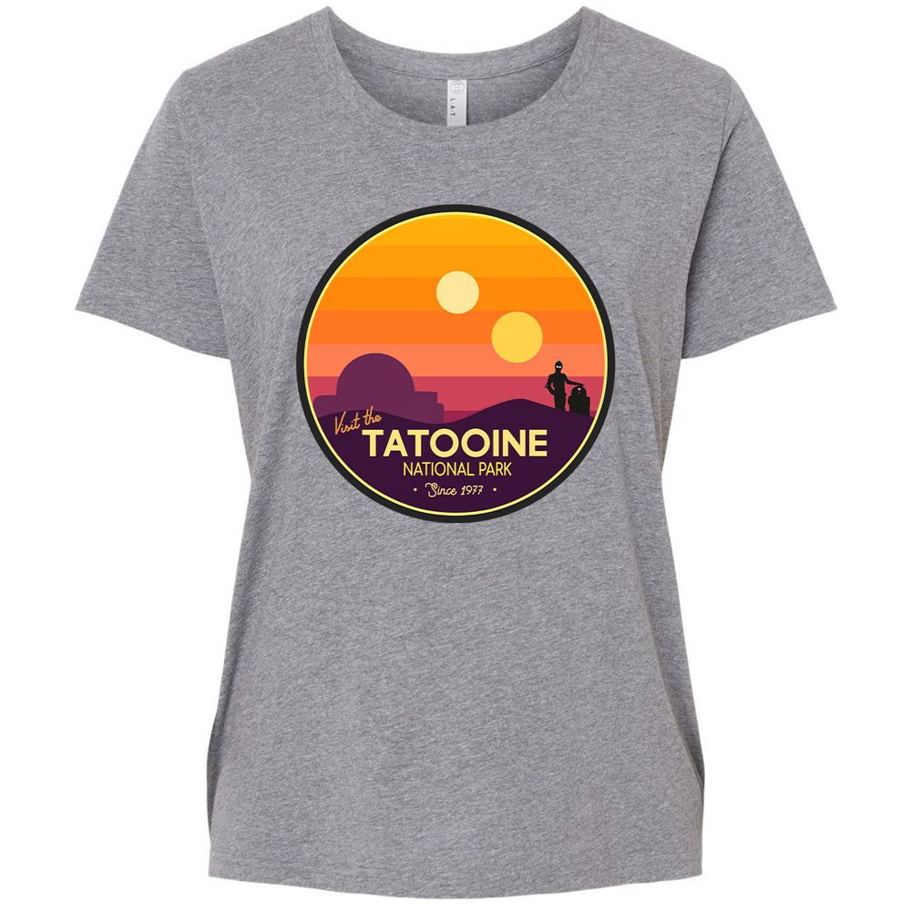 Ladies Curvy Jersey - CN7V1S5J - Granite Heather - 9