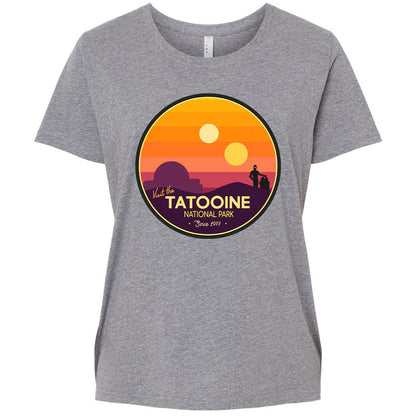 Ladies Curvy Jersey - CN7V1S5J - Granite Heather - 9