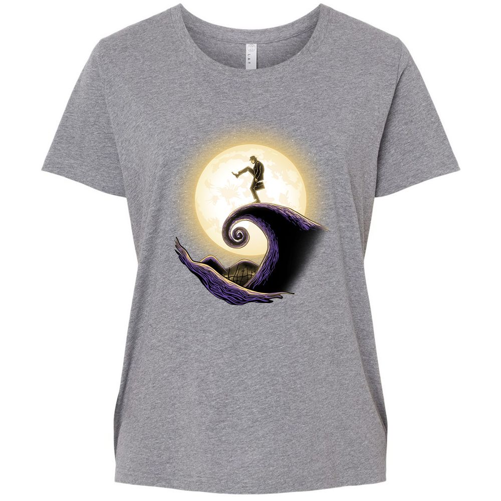 Ladies Curvy Jersey - LA1DBR3P - Granite Heather - 9