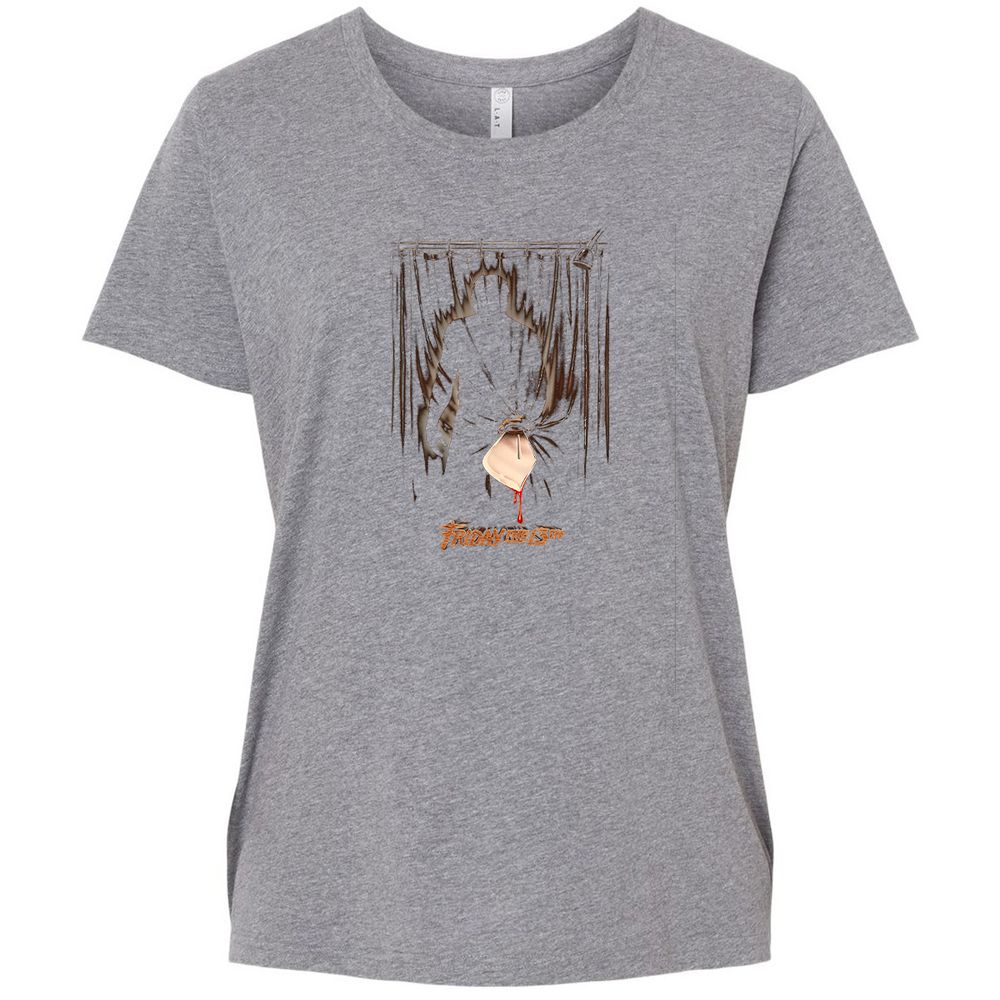 Ladies Curvy Jersey - PFXYLPFK - Granite Heather - 9