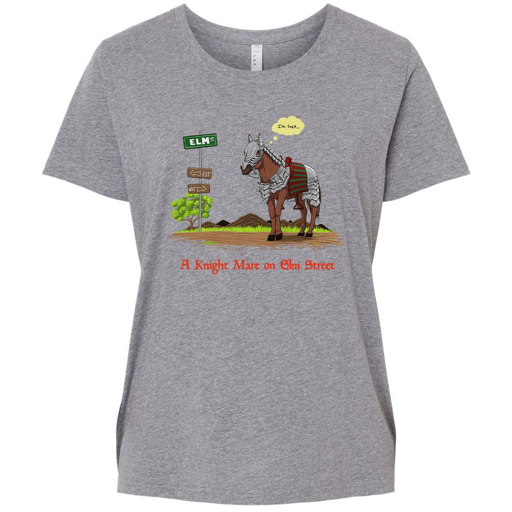 Ladies Curvy Jersey - 63WRHZLN - Granite Heather - 9