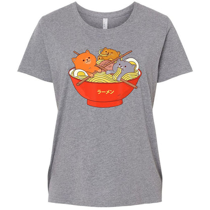 Ladies Curvy Jersey - Q6B9DU23 - Granite Heather - 9