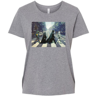 Ladies Curvy Jersey - T7D2KPJG - Granite Heather - 9