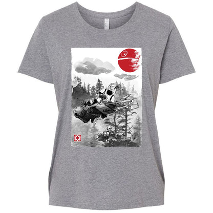 Ladies Curvy Jersey - WSJNQ7NN - Granite Heather - 9