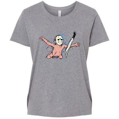 Ladies Curvy Jersey - VV2LHA8N - Granite Heather - 9