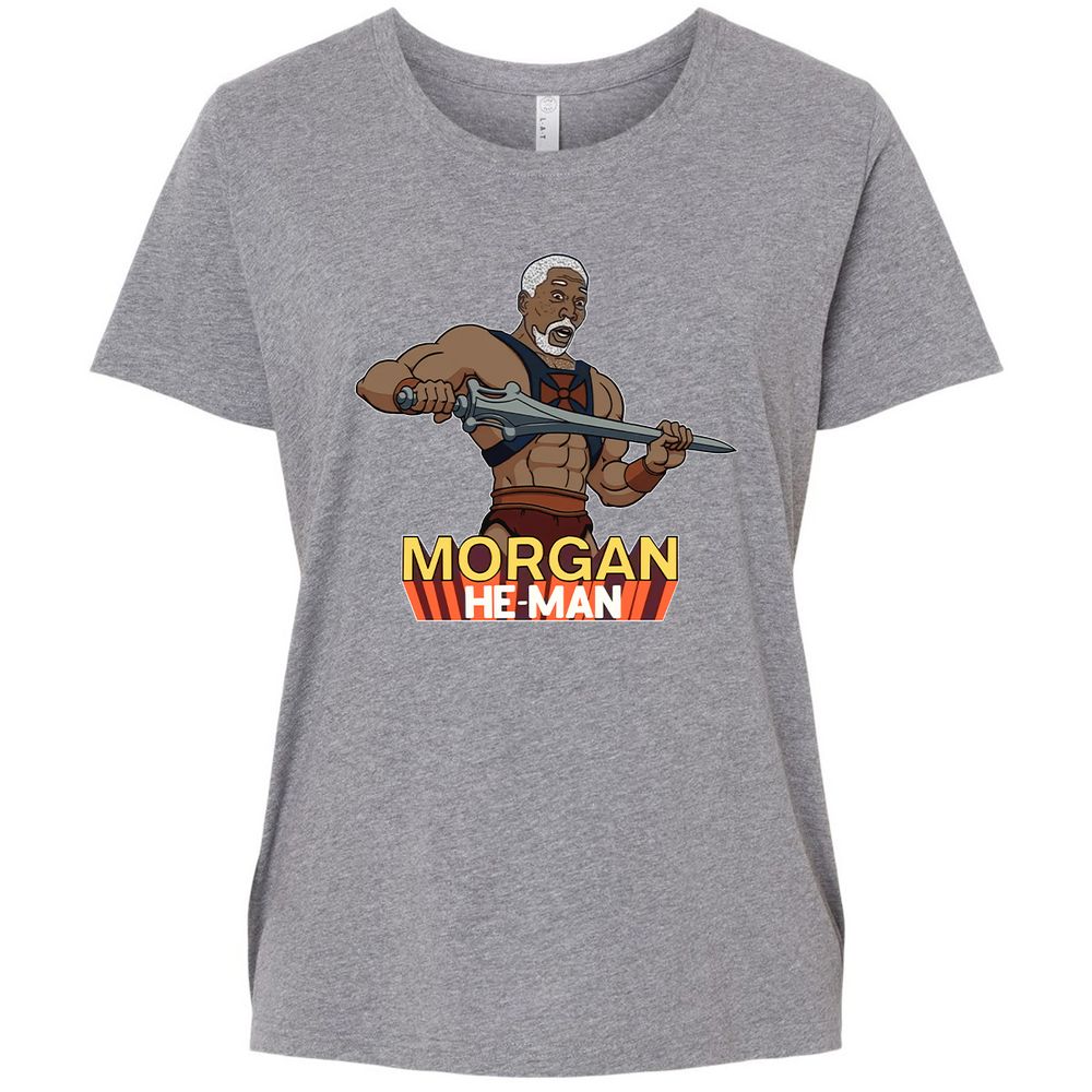 Ladies Curvy Jersey - C5ZA7Q7J - Granite Heather - 9