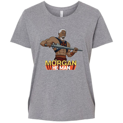 Ladies Curvy Jersey - C5ZA7Q7J - Granite Heather - 9