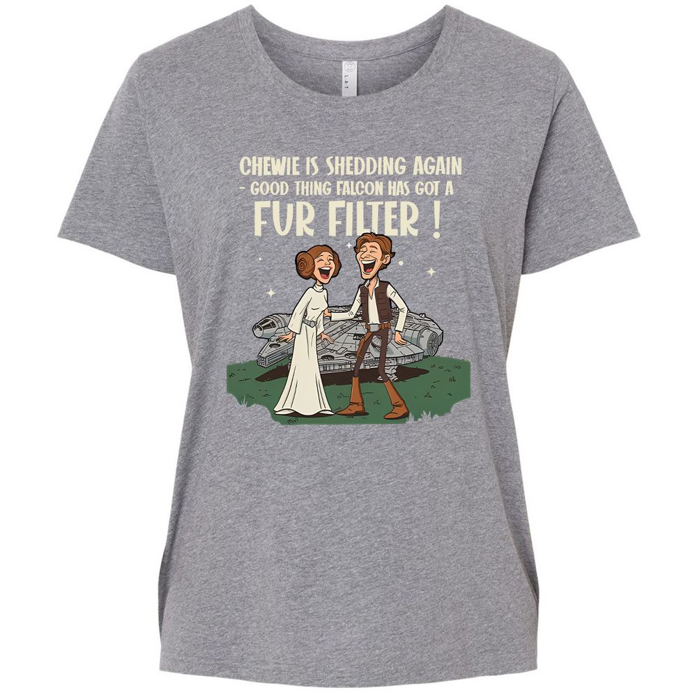 Ladies Curvy Jersey - 1T8WVFUR - Granite Heather - 9