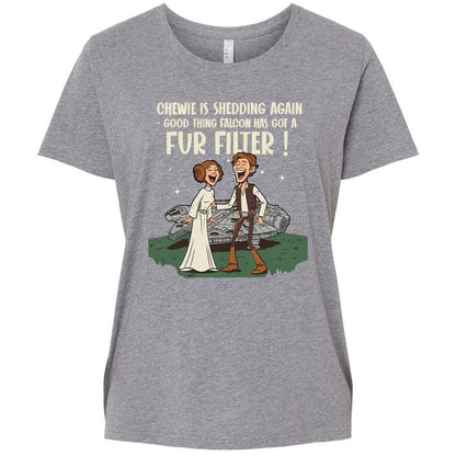 Ladies Curvy Jersey - 1T8WVFUR - Granite Heather - 9