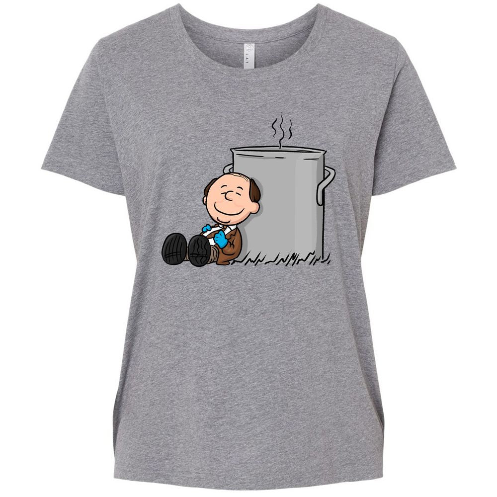 Ladies Curvy Jersey - 8D1K65AD - Granite Heather - 9