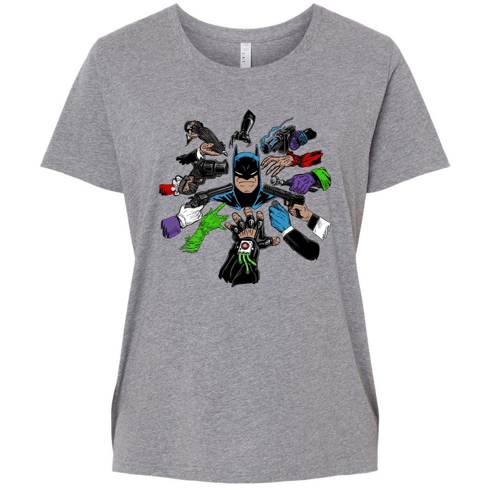 Ladies Curvy Jersey - 5XT1LHER - Granite Heather - 9