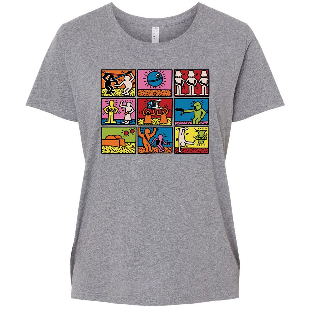 Ladies Curvy Jersey - 767CC67J - Granite Heather - 9