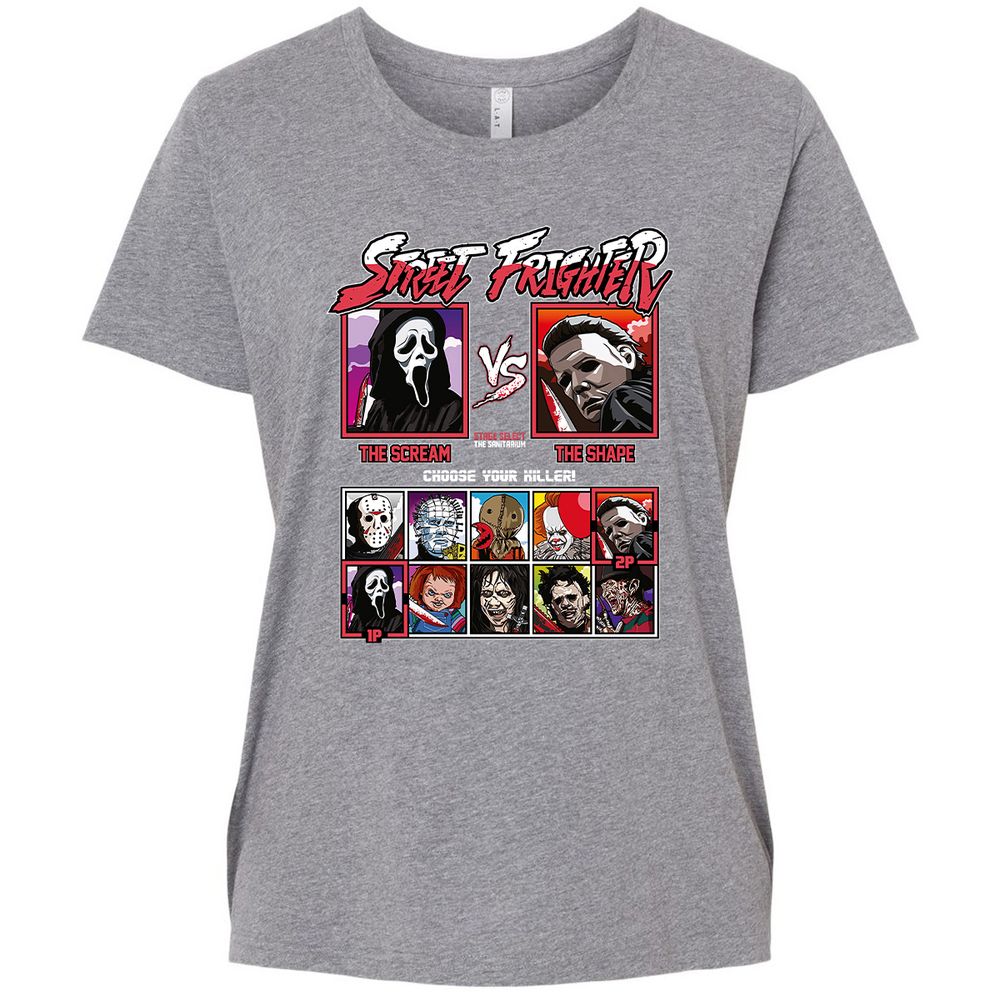 Ladies Curvy Jersey - TAQV6RPH - Granite Heather - 9