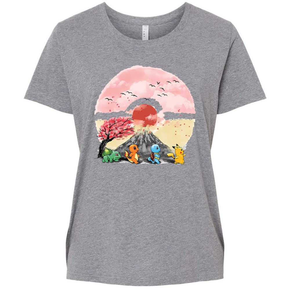 Ladies Curvy Jersey - GXKT1N42 - Granite Heather - 9