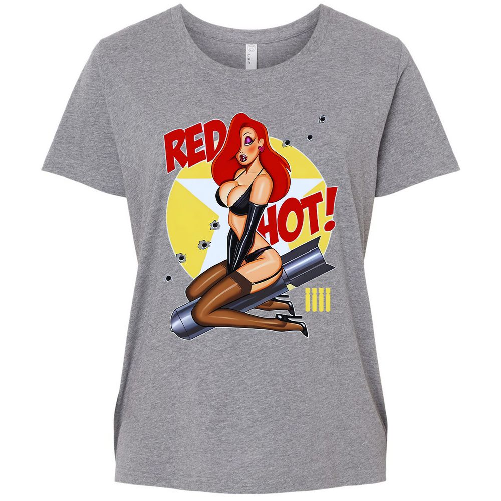 Ladies Curvy Jersey - Y9JDRRCA - Granite Heather - 9