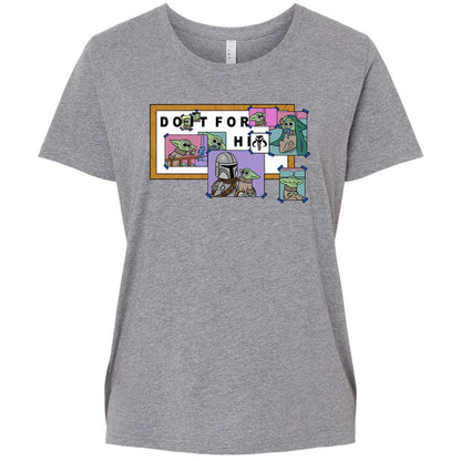 Ladies Curvy Jersey - XLLQV2WQ - Granite Heather - 9