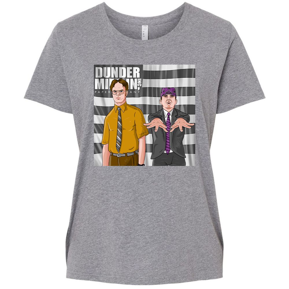 Ladies Curvy Jersey - MC11EZY4 - Granite Heather - 9