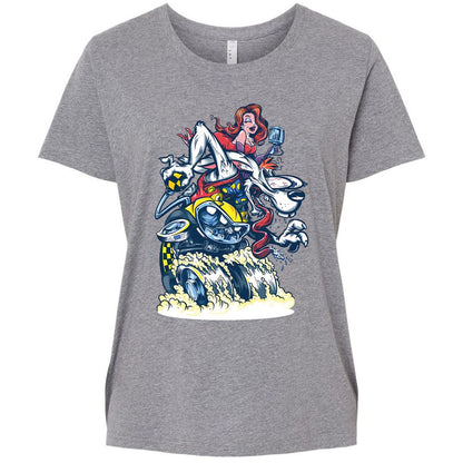 Ladies Curvy Jersey - 2TLTL4BP - Granite Heather - 9