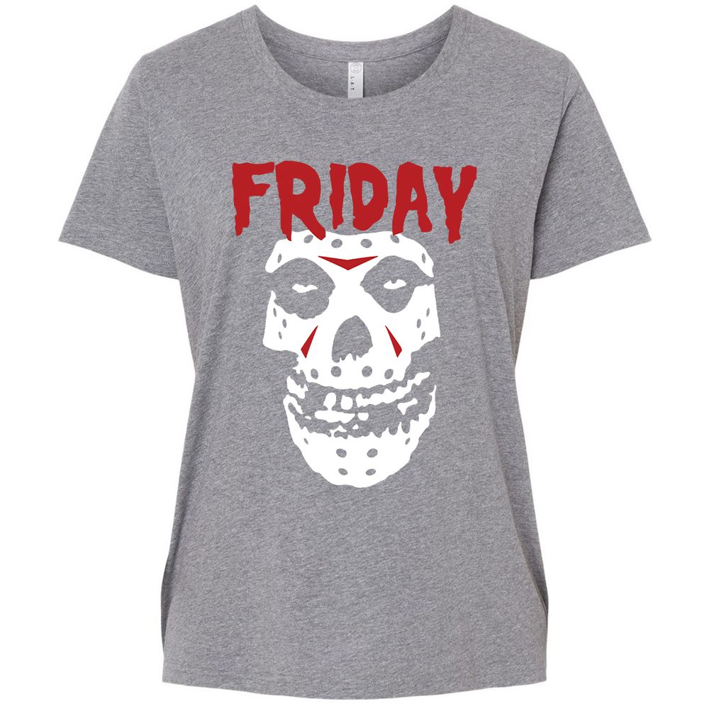 Ladies Curvy Jersey - R6UYWGQX - Granite Heather - 9