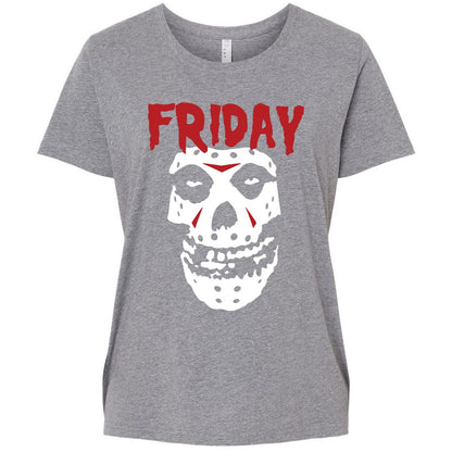 Ladies Curvy Jersey - R6UYWGQX - Granite Heather - 9