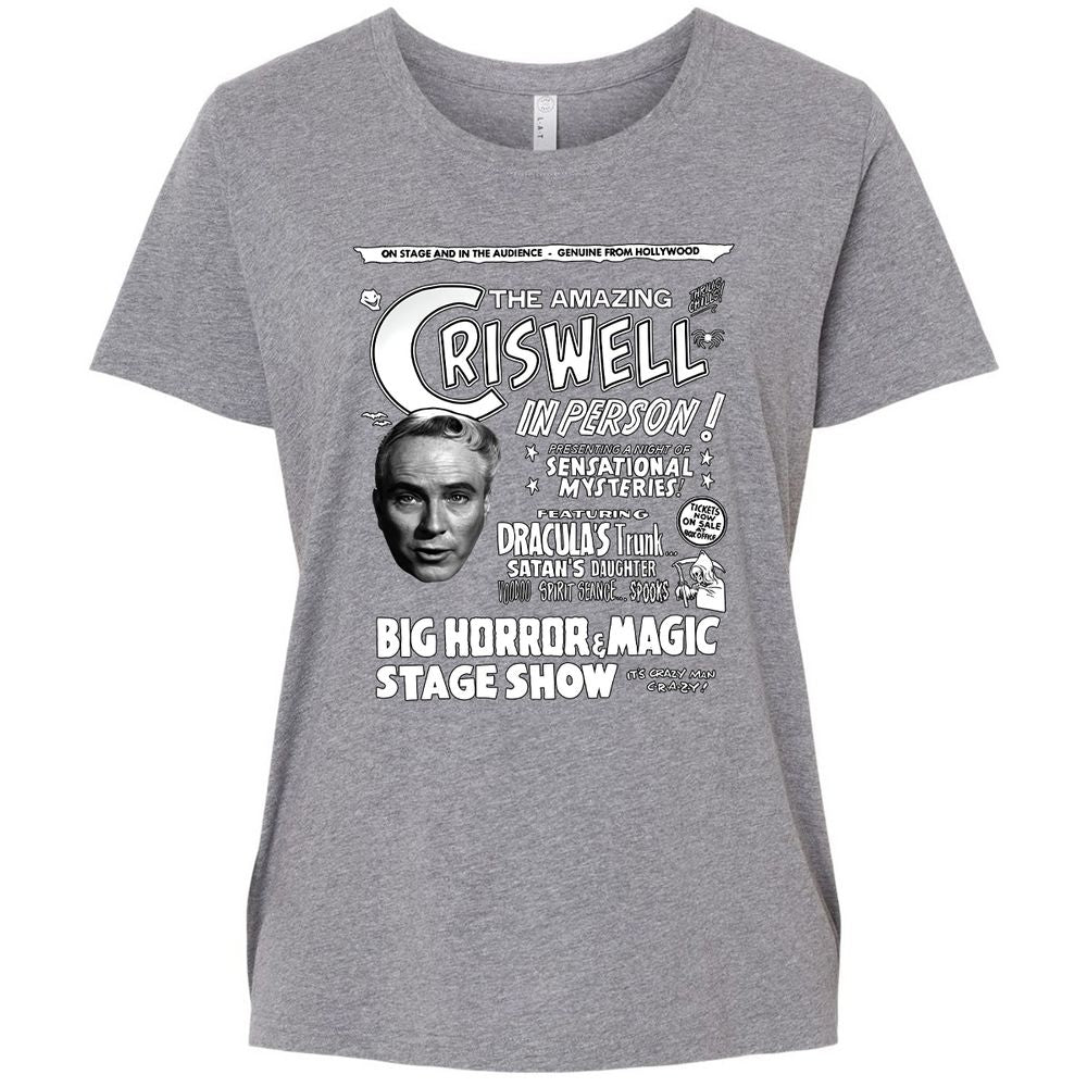 Ladies Curvy Jersey - 8GWVEZHP - Granite Heather - 9