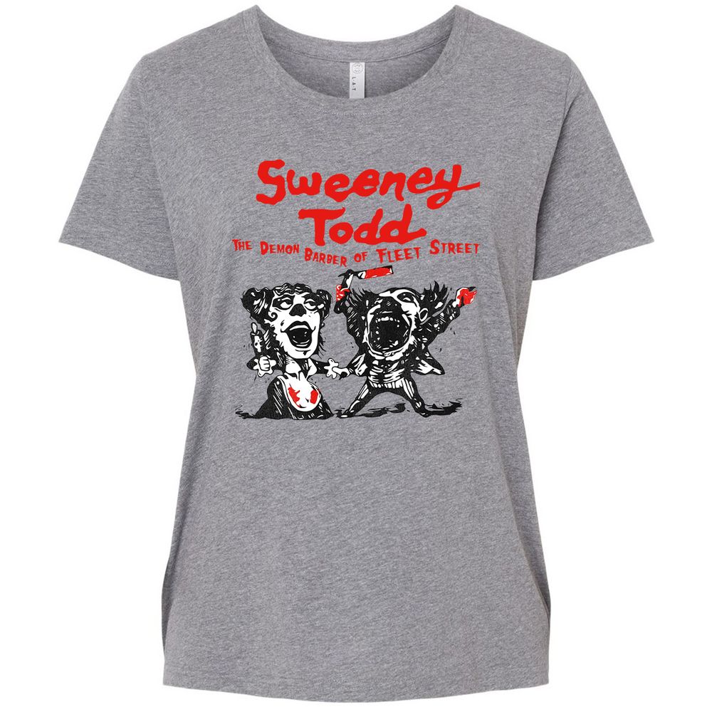 Ladies Curvy Jersey - NBDWZDMF - Granite Heather - 9