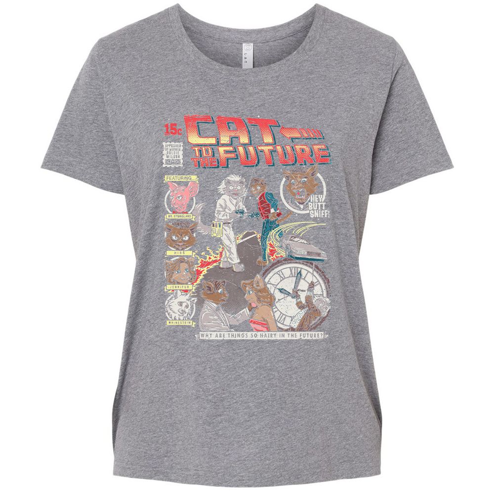 Ladies Curvy Jersey - 1XD6A31Q - Granite Heather - 9