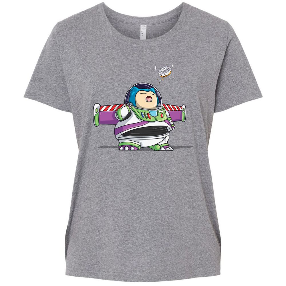 Ladies Curvy Jersey - 552XUJ7P - Granite Heather - 9