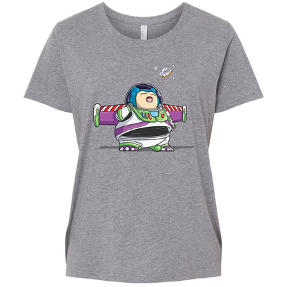 Ladies Curvy Jersey - 552XUJ7P - Granite Heather - 9