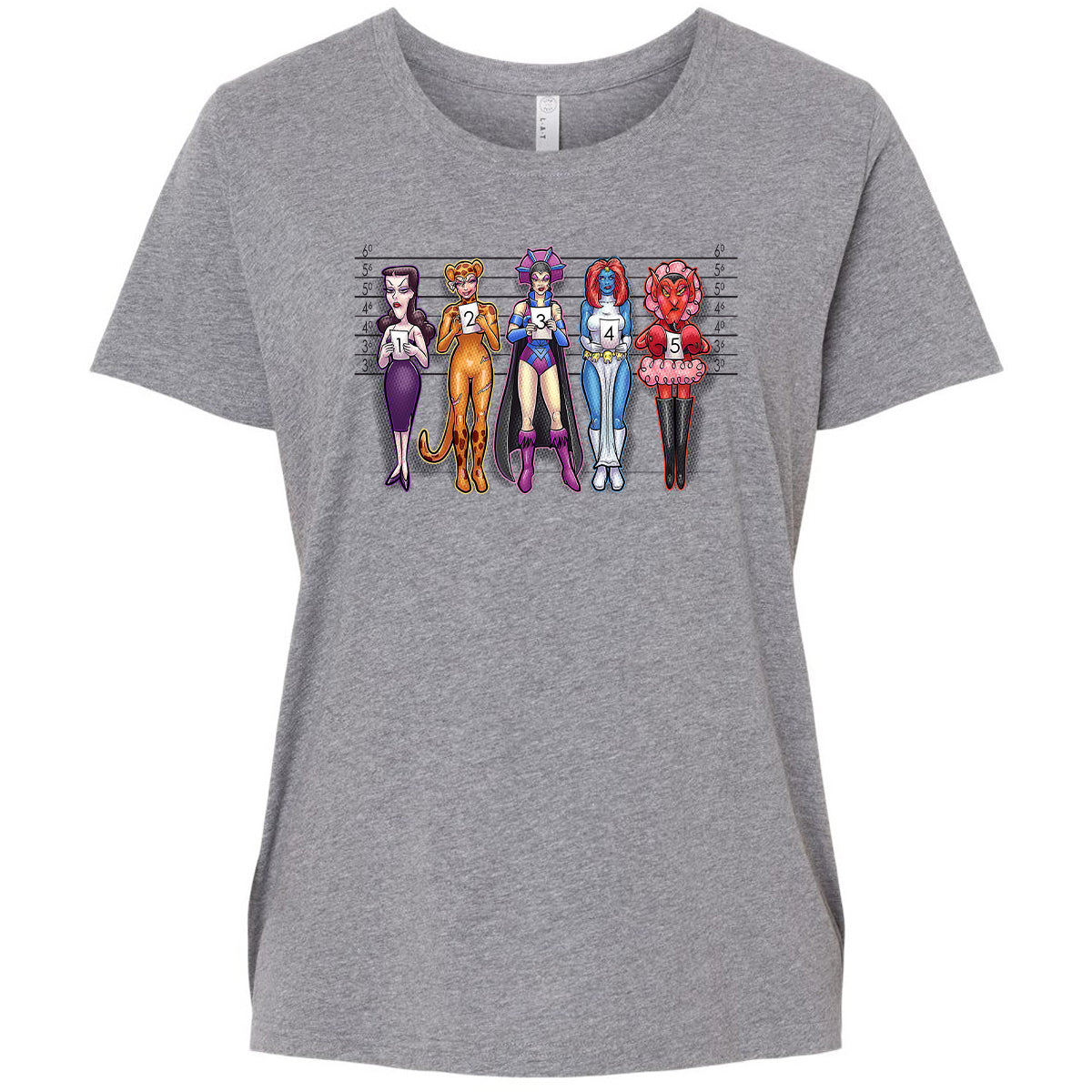 Ladies Curvy Jersey - AEADAFLG - Granite Heather - 9