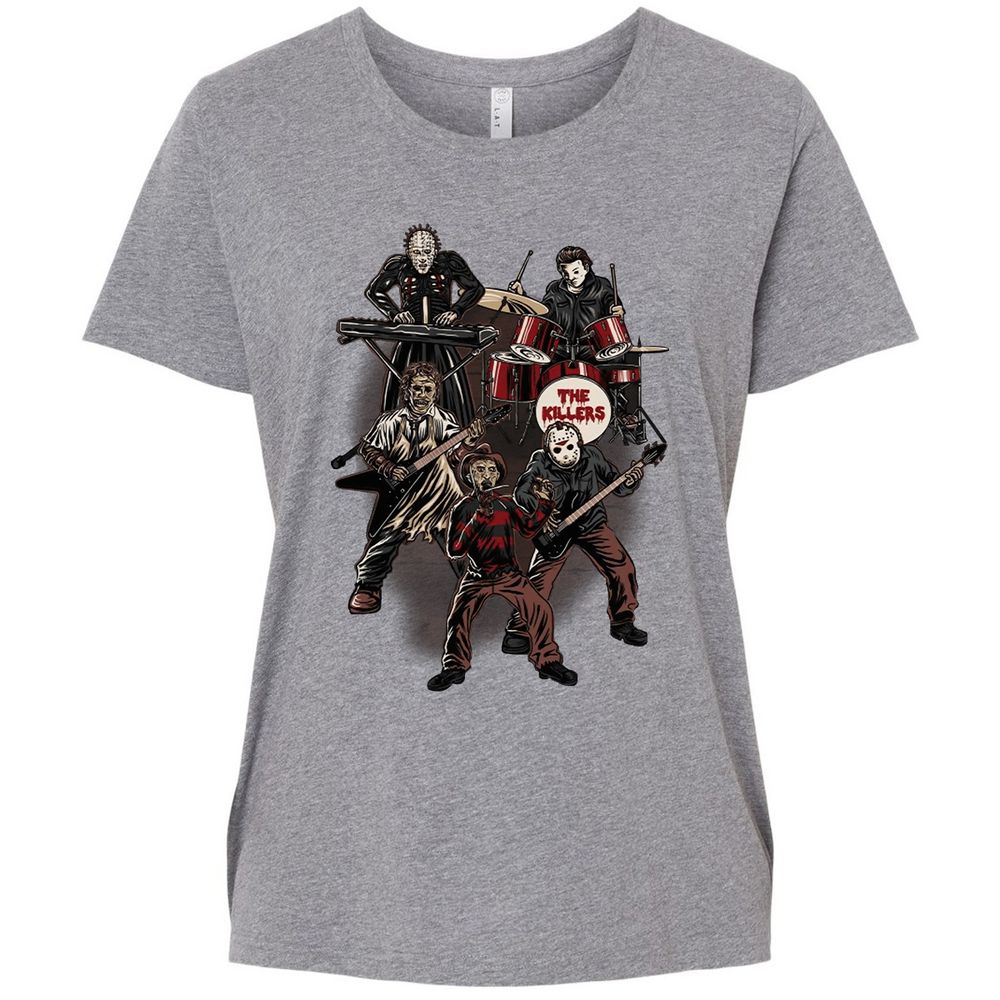 Ladies Curvy Jersey - UQG4PM1Y - Granite Heather - 9