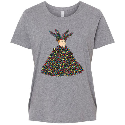 Ladies Curvy Jersey - 7VX31BP5 - Granite Heather - 9