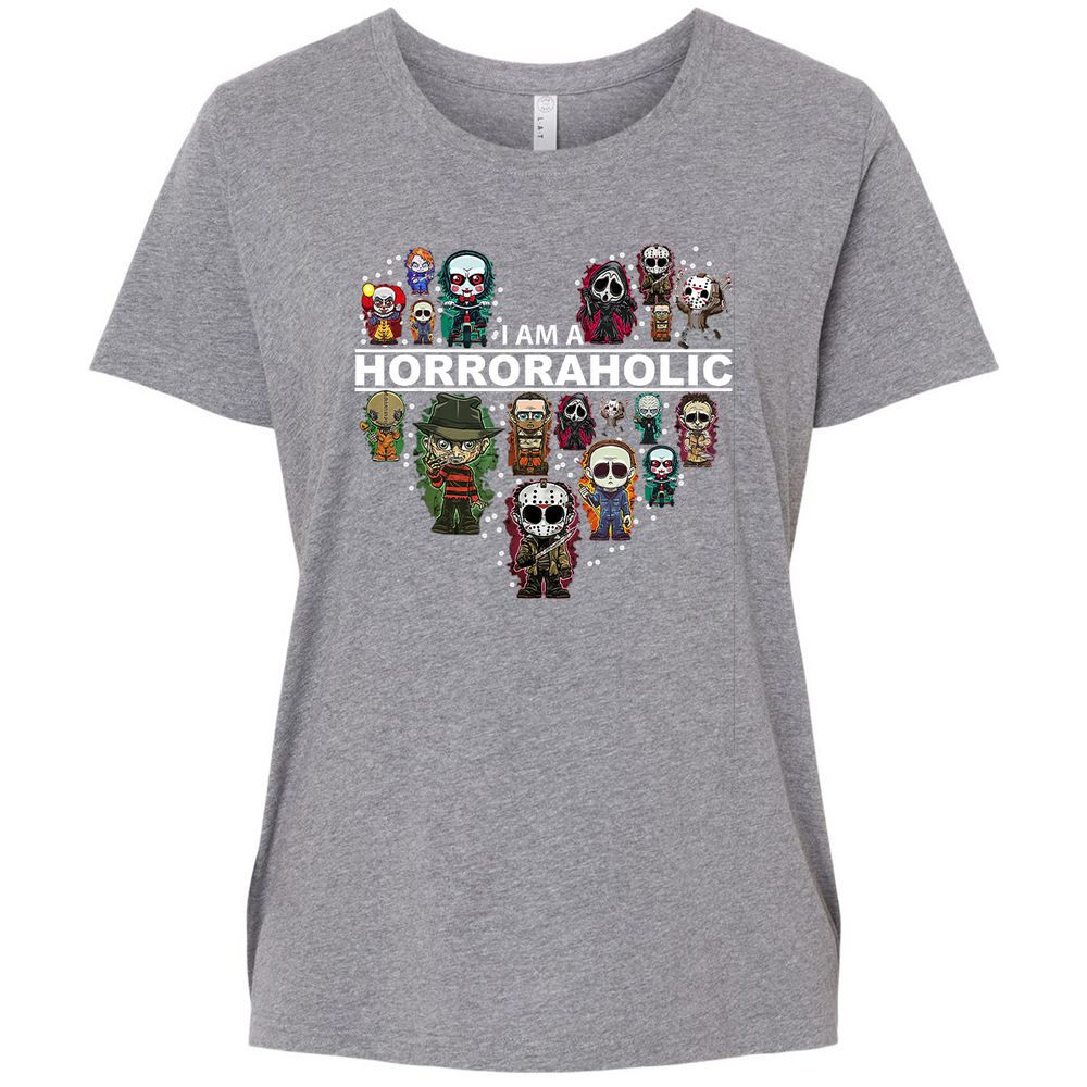 Ladies Curvy Jersey - TGH5ZYJQ - Granite Heather - 9