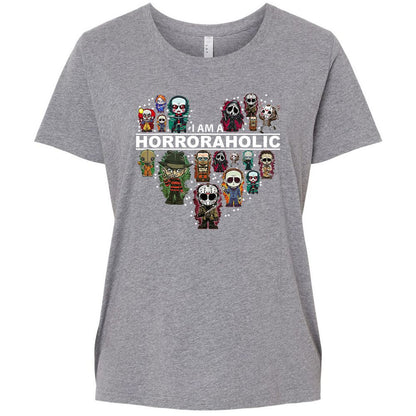 Ladies Curvy Jersey - TGH5ZYJQ - Granite Heather - 9