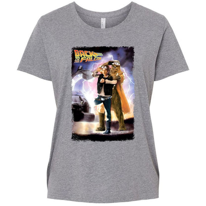 Ladies Curvy Jersey - ELM8FVXR - Granite Heather - 9