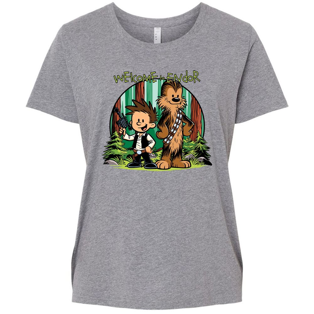 Ladies Curvy Jersey - 3W7UVUUP - Granite Heather - 9