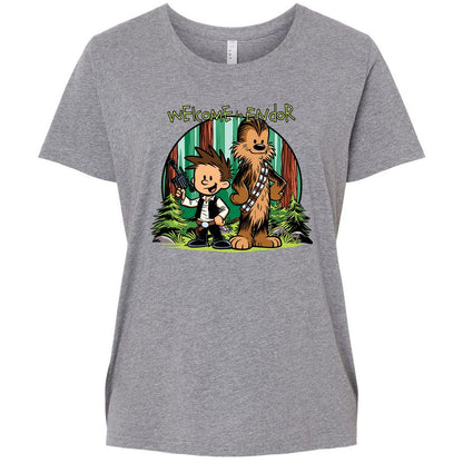 Ladies Curvy Jersey - 3W7UVUUP - Granite Heather - 9