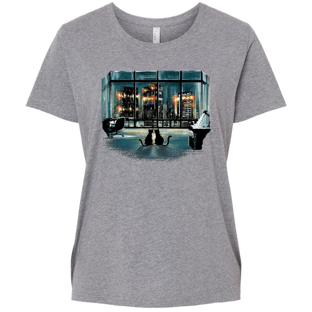 Ladies Curvy Jersey - 2VANSRHE - Granite Heather - 9