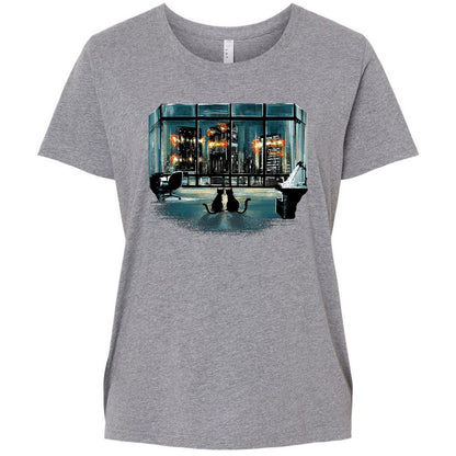 Ladies Curvy Jersey - 2VANSRHE - Granite Heather - 9