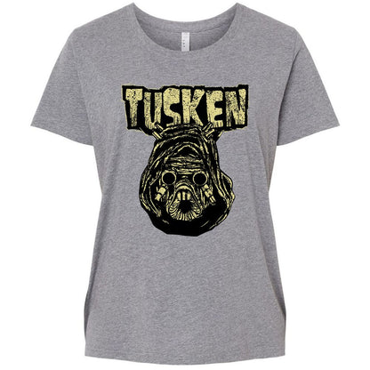 Ladies Curvy Jersey - 5E59LQMF - Granite Heather - 9