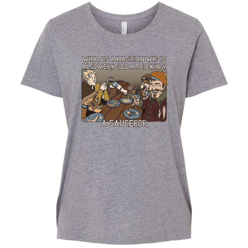 Ladies Curvy Jersey - J61UFFLL - Granite Heather - 9