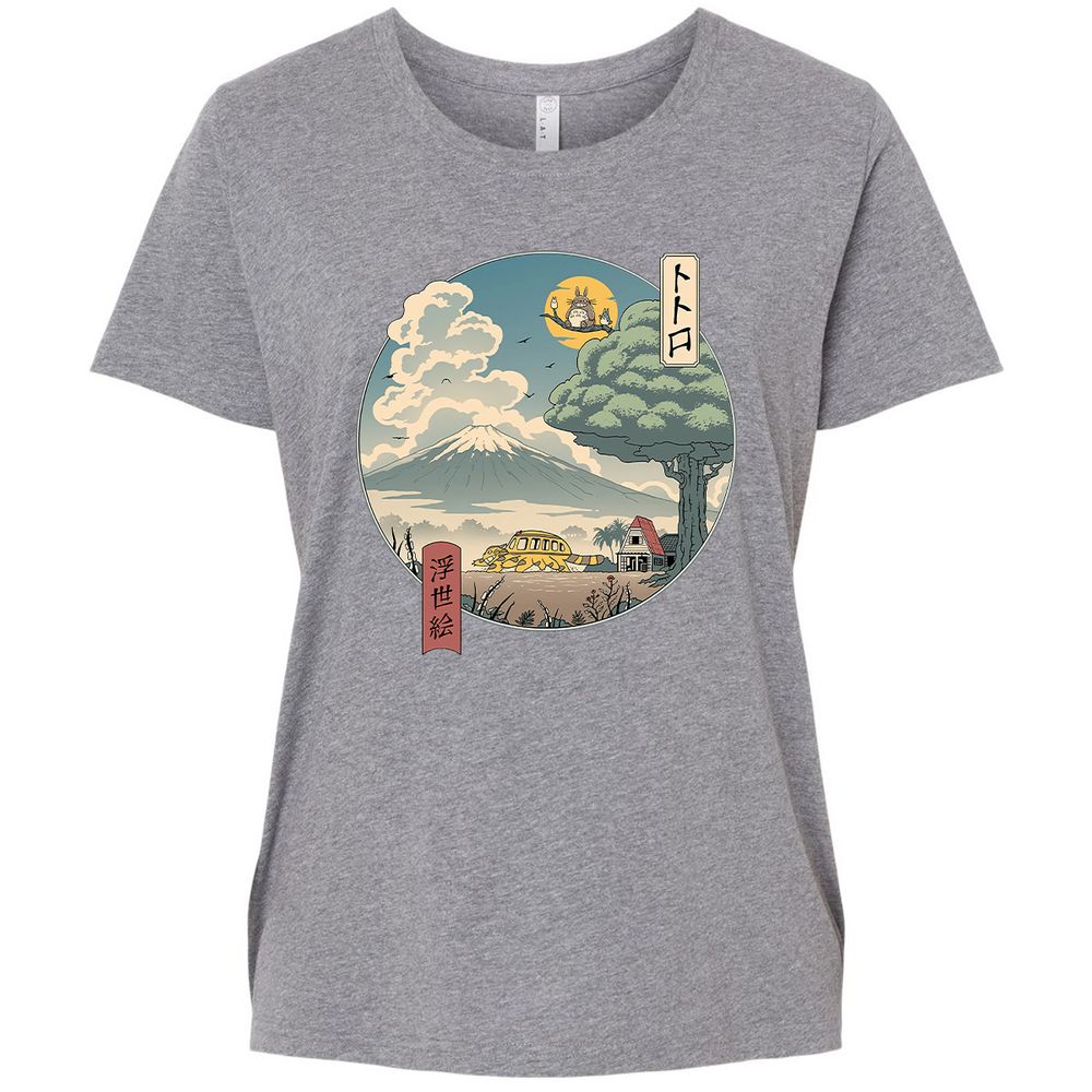 Ladies Curvy Jersey - E53YXYGB - Granite Heather - 9