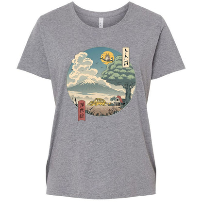 Ladies Curvy Jersey - E53YXYGB - Granite Heather - 9